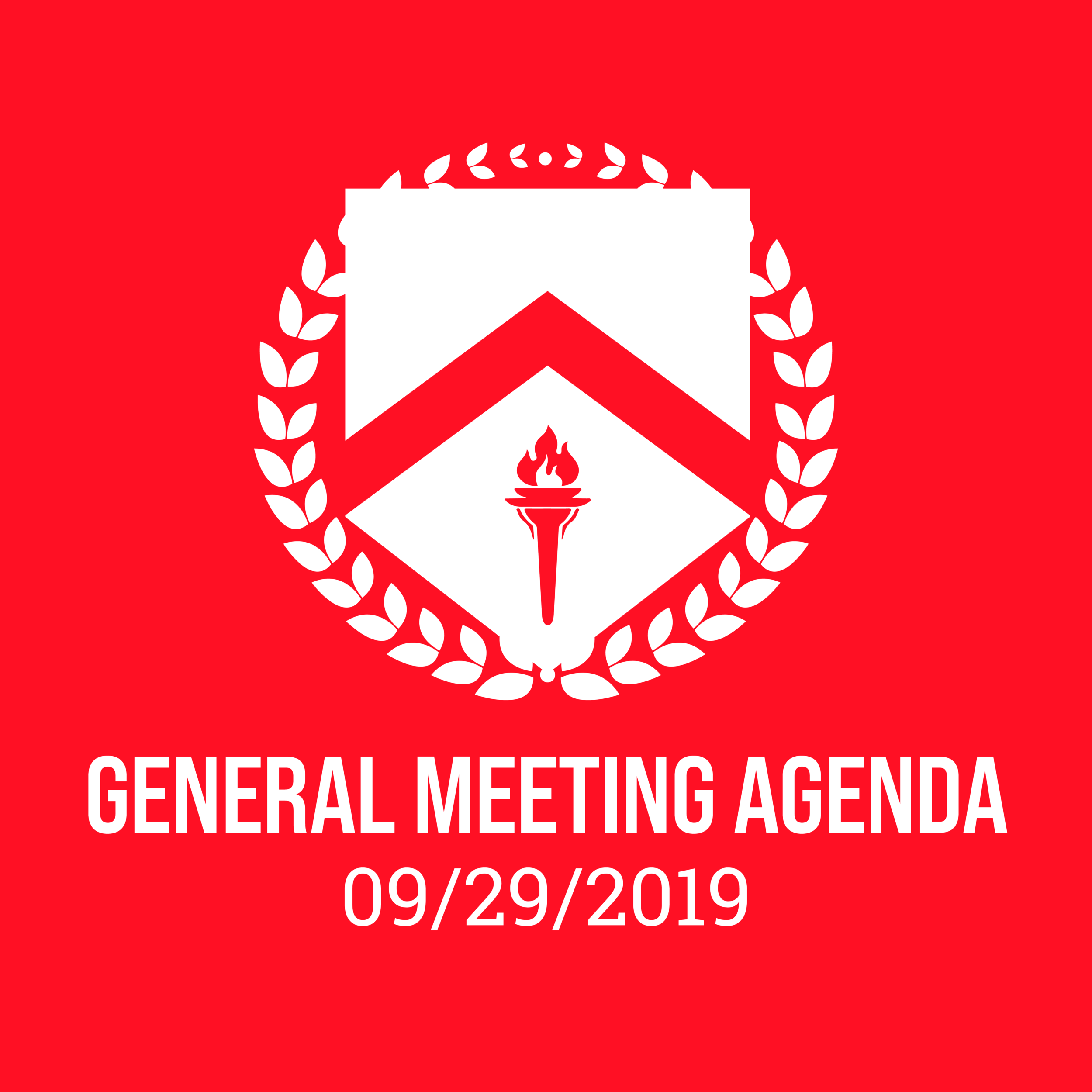 General Meeting Agenda 09/29/2020