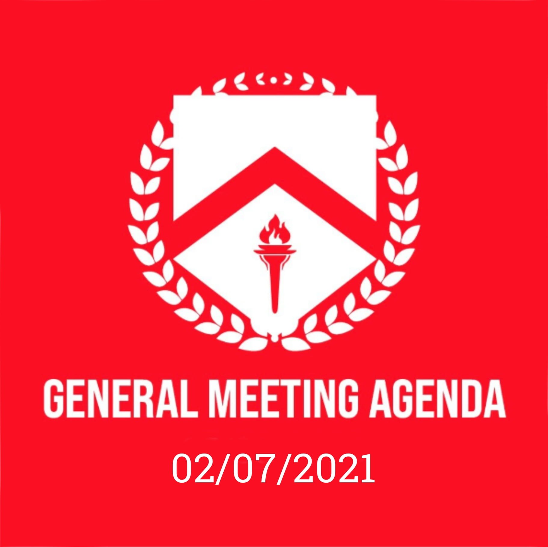 GENRAL MEETING AGENDA 2/7/21