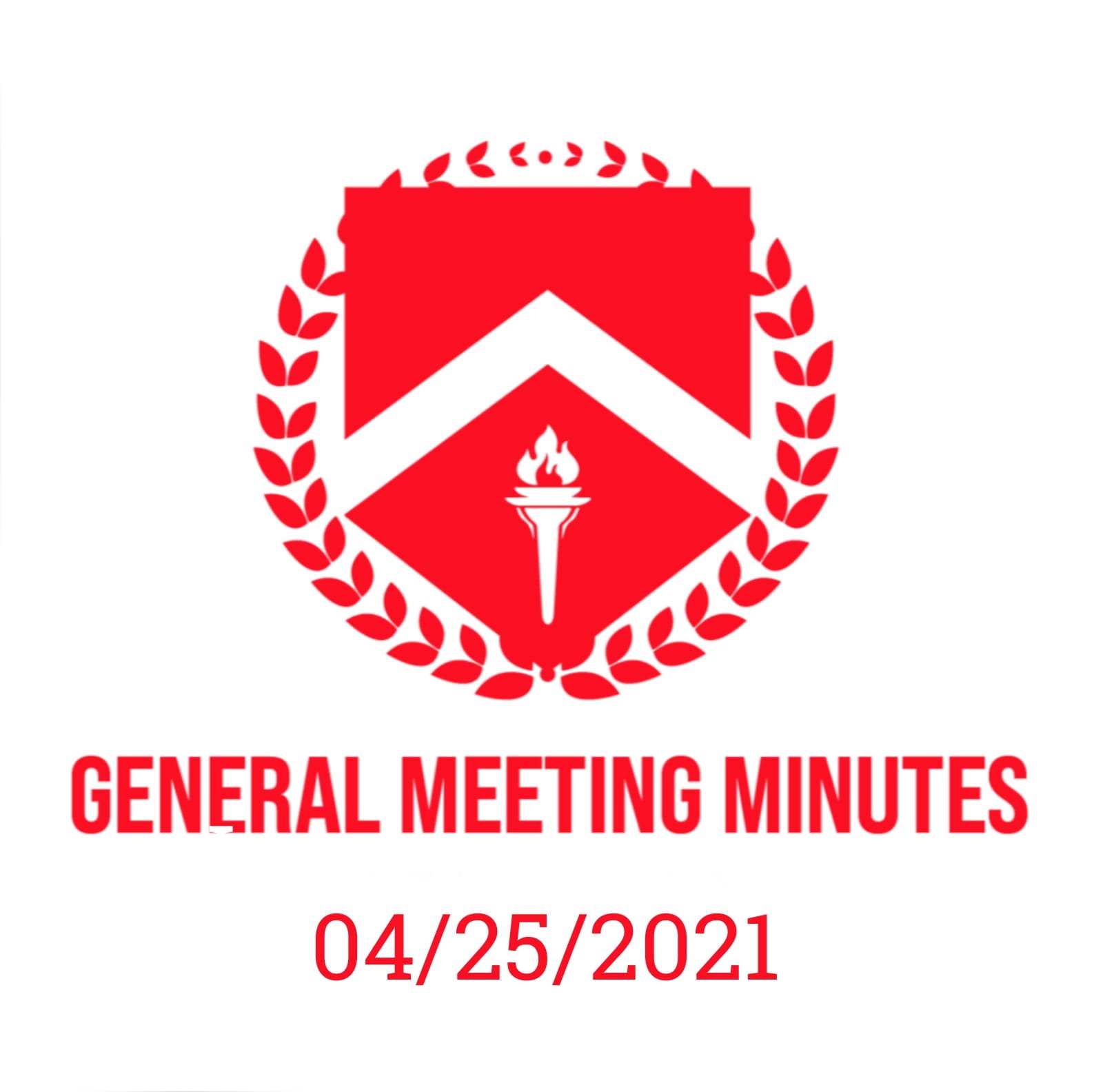 GENERAL MEETING MINUTES 4/25/21